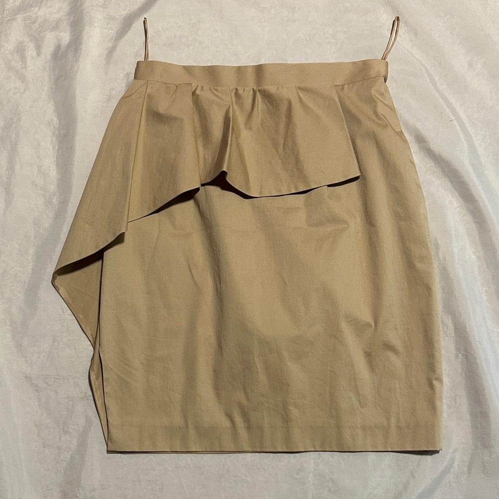 NWT Carven Side Ruffle Pencil Skirt Sz 6